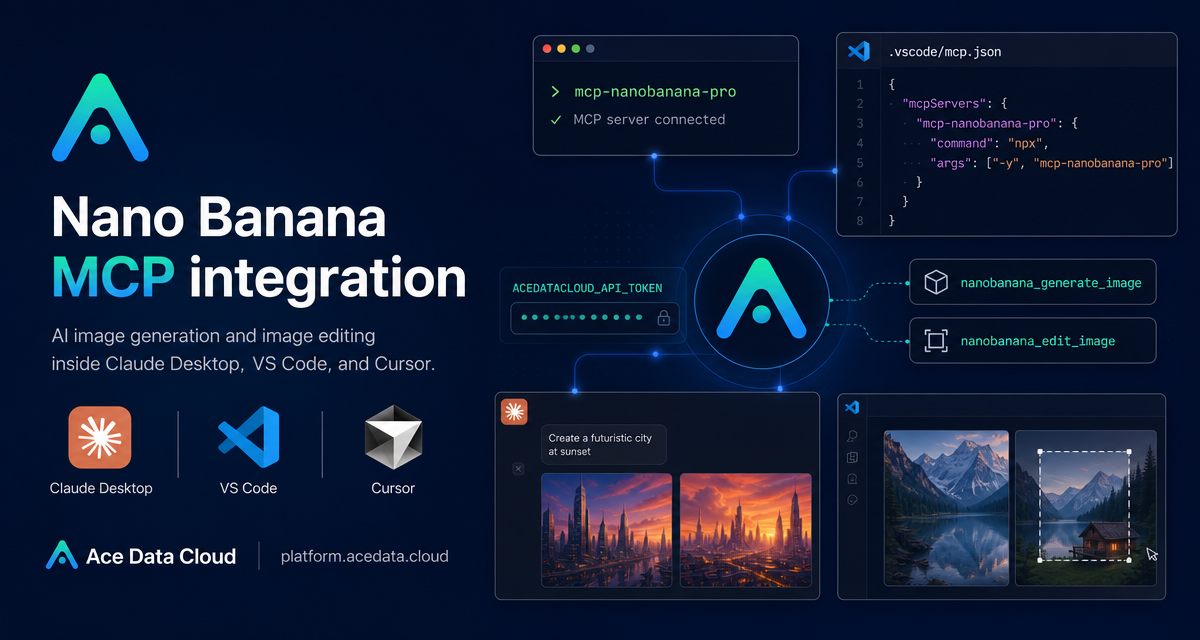 Getting Started with Nano Banana MCP in Claude Desktop, VS Code, and Cursor