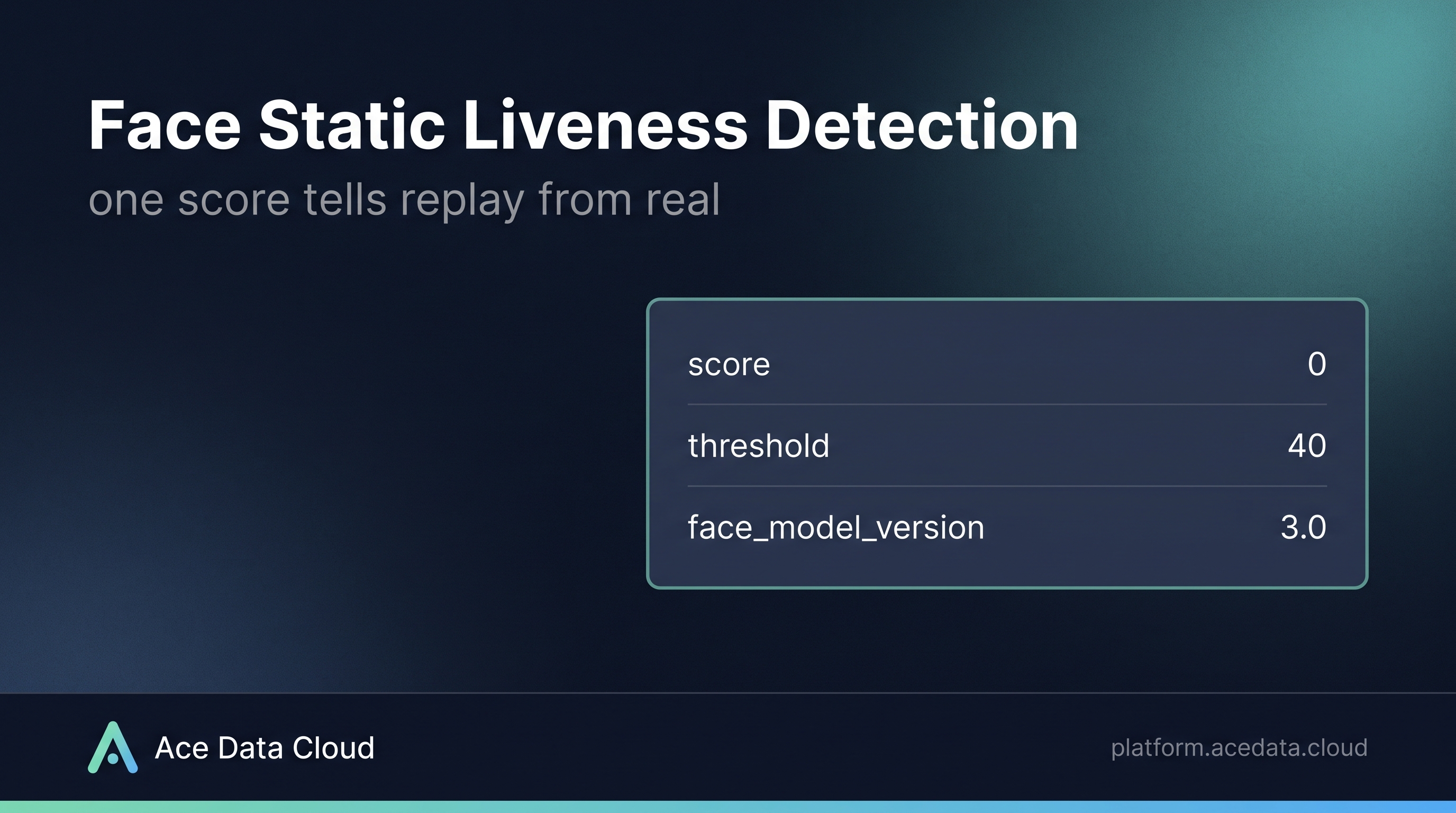 Face Static Liveness Detection API: catch the selfie that is really a photo of a screen